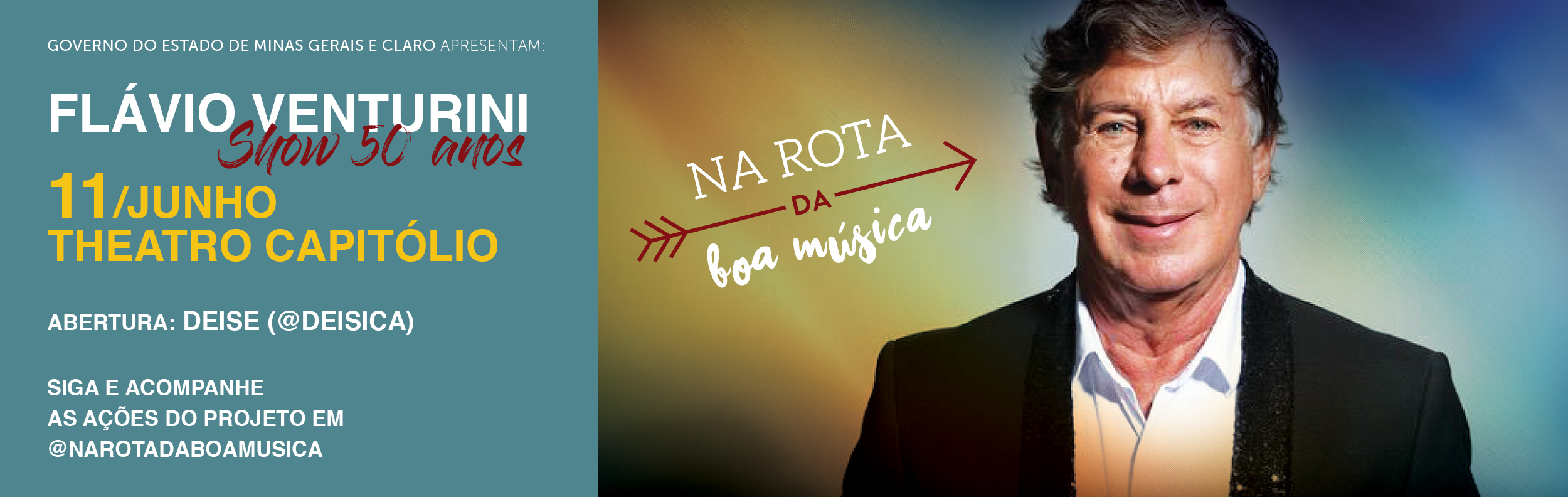 Flávio Venturini - Show 50 Anos em Varginha
