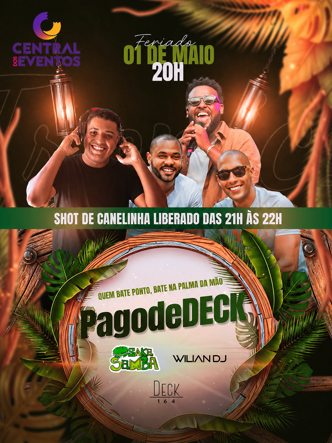 Pagodeck Feriado 01Maio em Itabirito