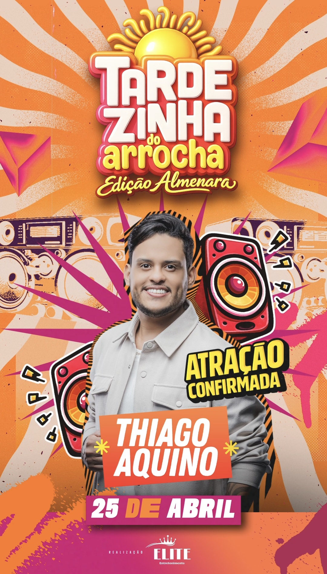 Thiago Aquino na Tardezinha Do Arrocha em Almenara MG Aeroporto de Almenara sábado 25 de abril 16:30