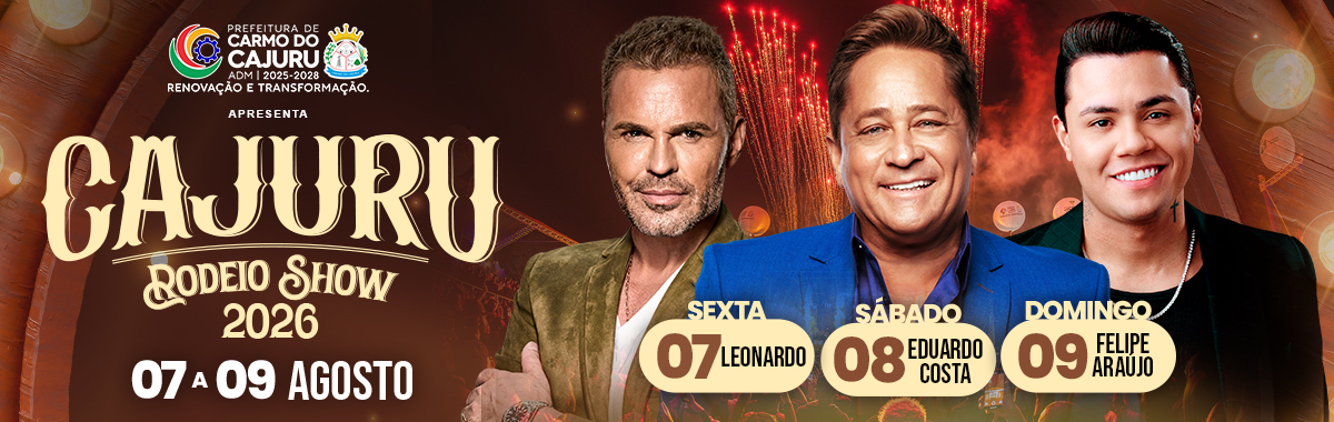 Cajuru Rodeio Show 2026 em Tiradentes - Leonardo