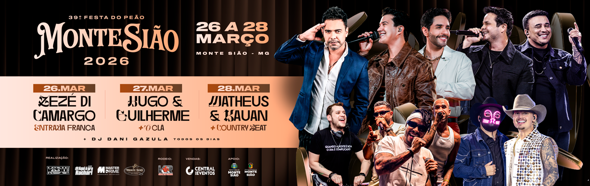 Festa do Peão de Monte Sião 2026 - Matheus e Kauan + Country Beat