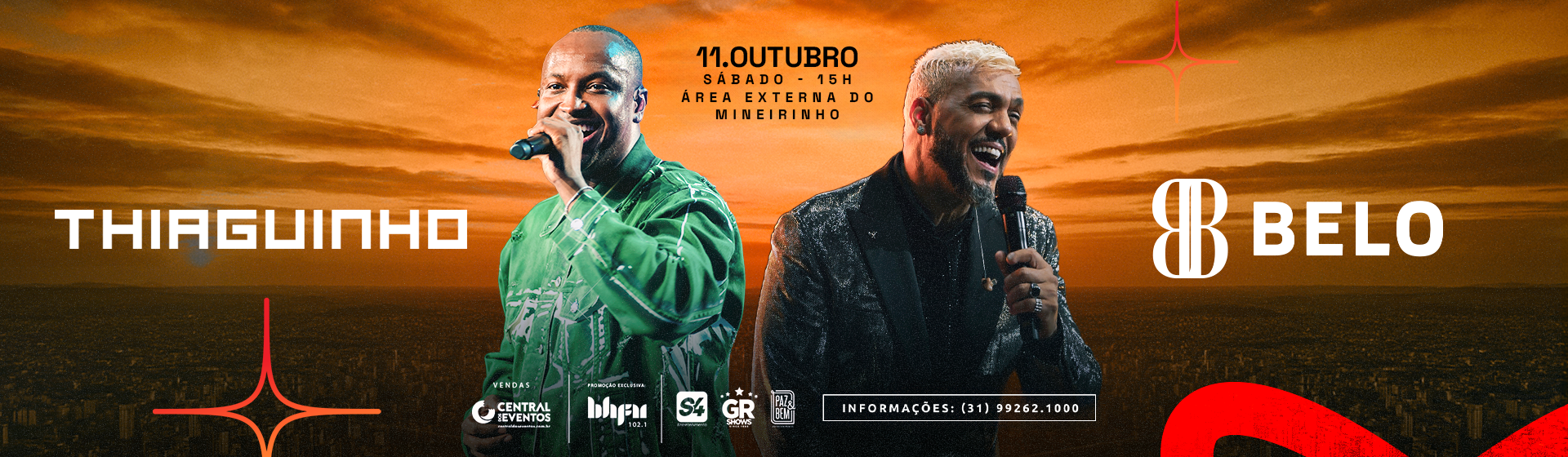 Thiaguinho e Belo em Belo Horizonte