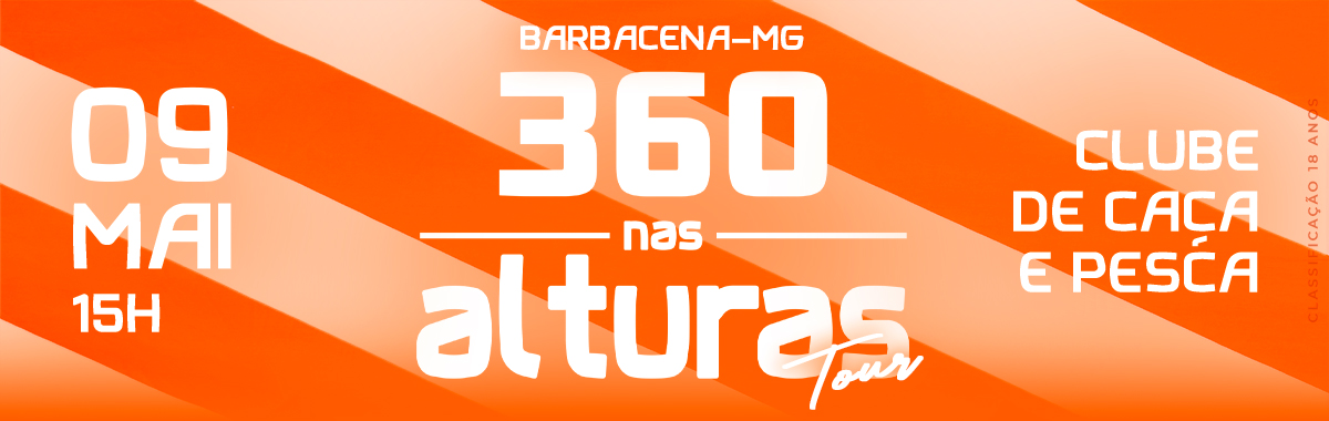 360 nas Alturas Tour em Barbacena