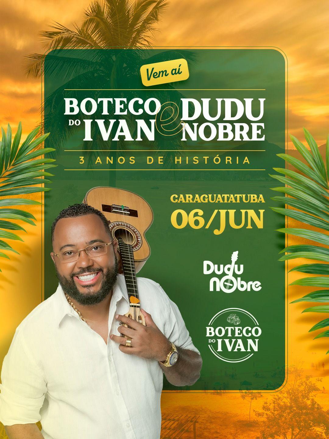 Boteco do Ivan e Dudu Nobre em Caraguatatuba