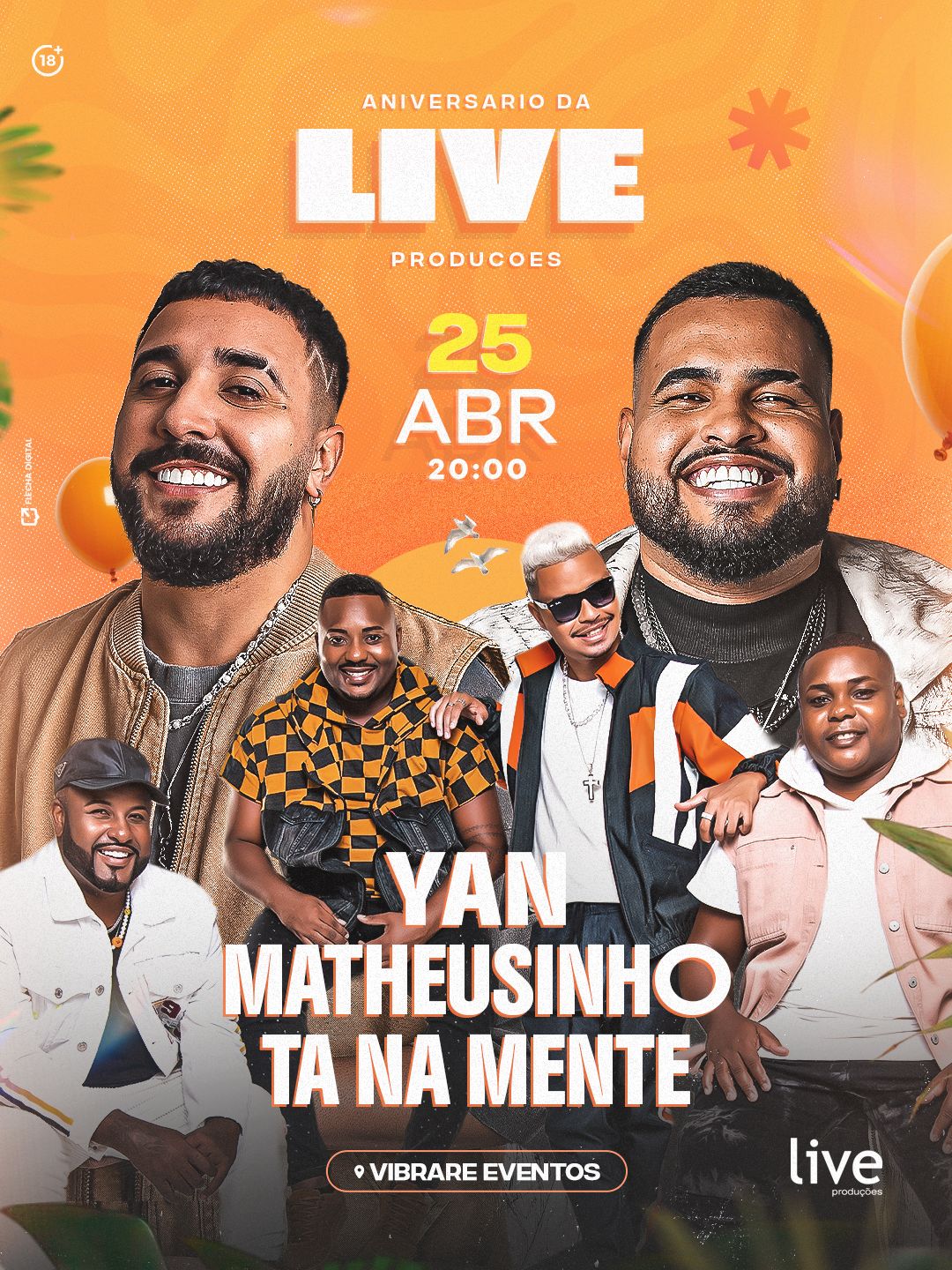 Aniversário da Live Produções em Juiz de Fora