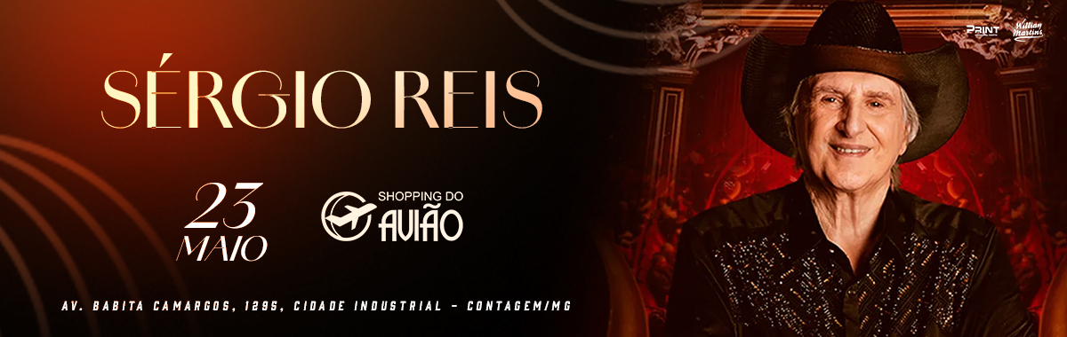 Sérgio Reis - Shopping do Avião em Contagem