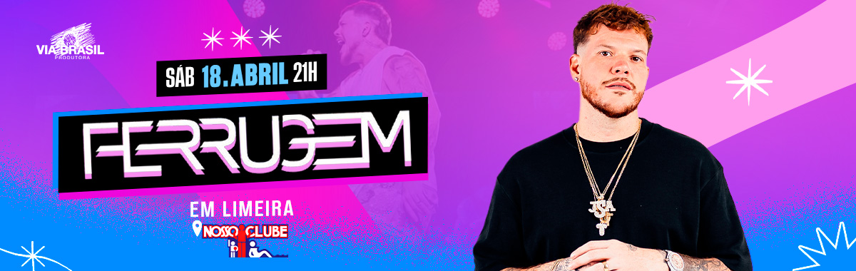 Ferrugem em Limeira — Nosso Clube, sábado 18 de abril de 2026 às 18h
